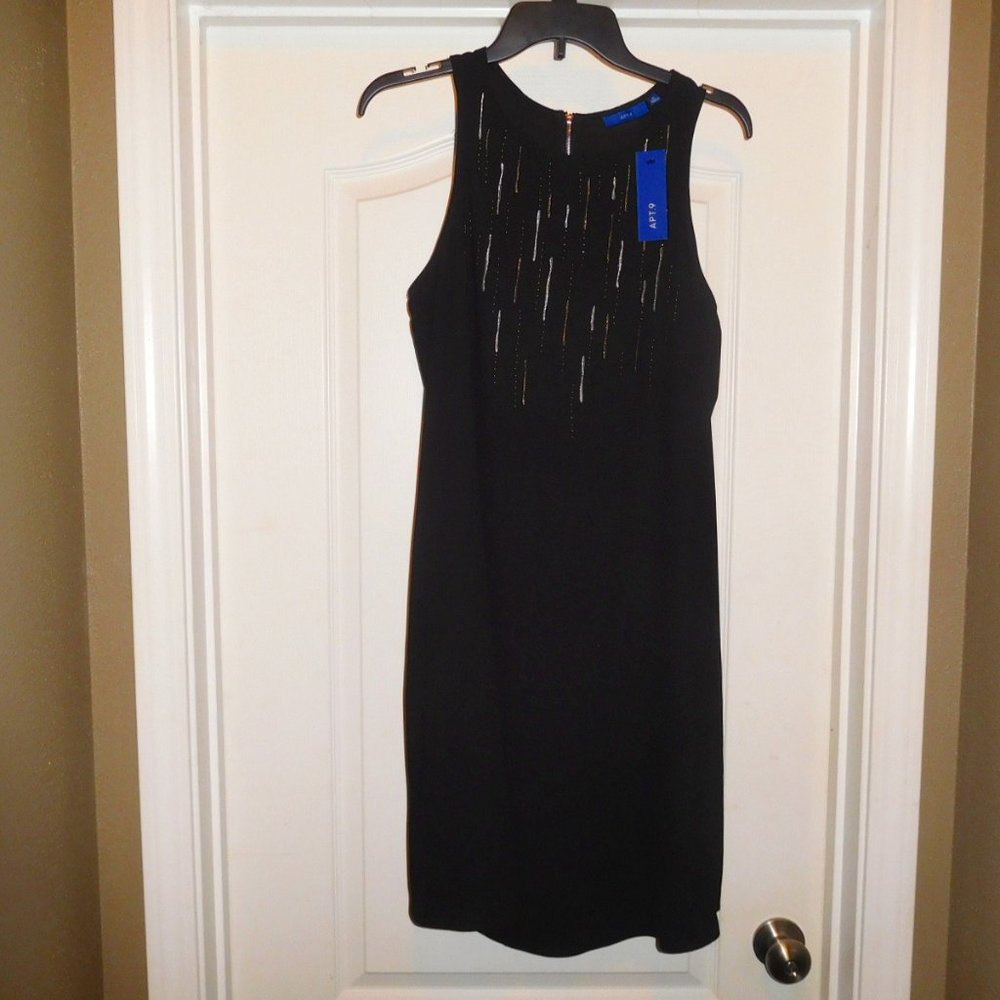 Apt. 9 Black Dress Size M NWT